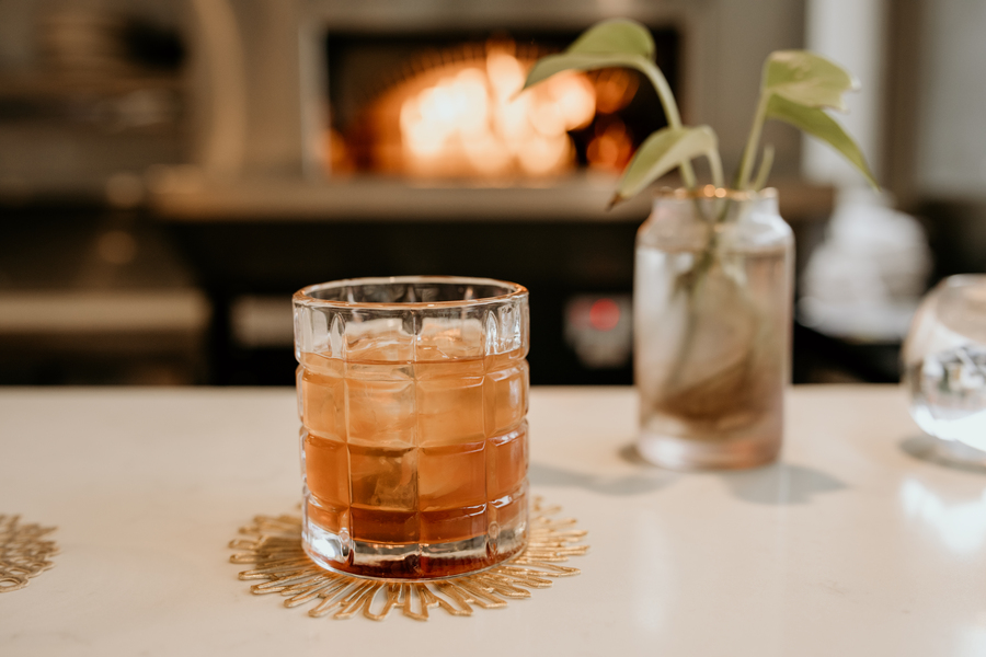 A prepared cocktail from our classic bistro & oysters restaurant in Chattanooga.